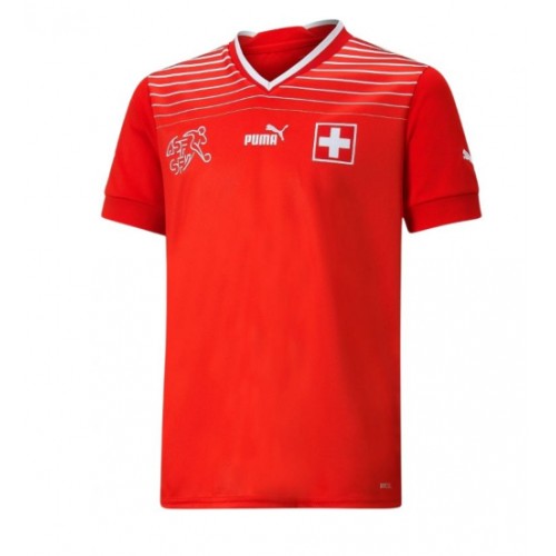 Lacne Muži Futbalové dres Švajčiarsko Breel Embolo #7 MS 2022 Krátky Rukáv - Domáci